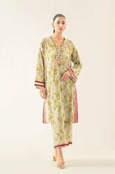 2-Pc Printed Lawn Shirt with Straight Patti CPM-3-94